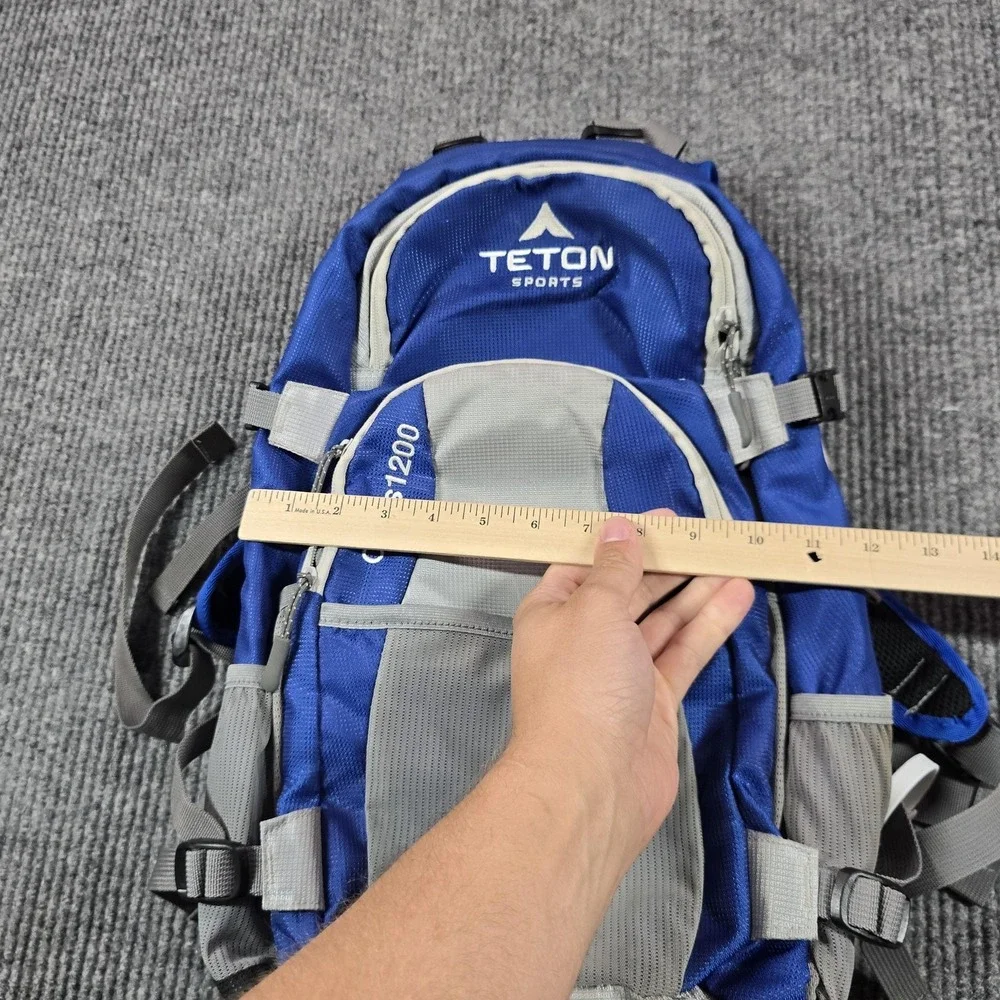 TETON Sports Oasis 1200 Backpack Mens One Size‎ Blue Hydration Hiking NO BLADDER
